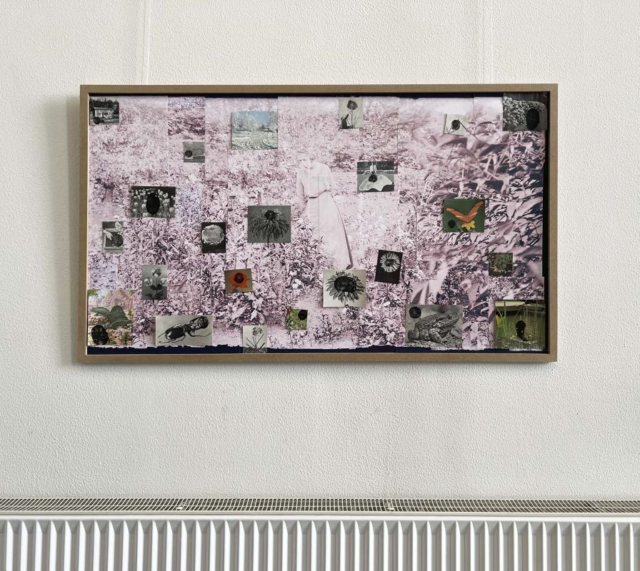 Kartoflerne kommer! 2025. Kopi af glasnegativ med kartoffeltryk på bogsider