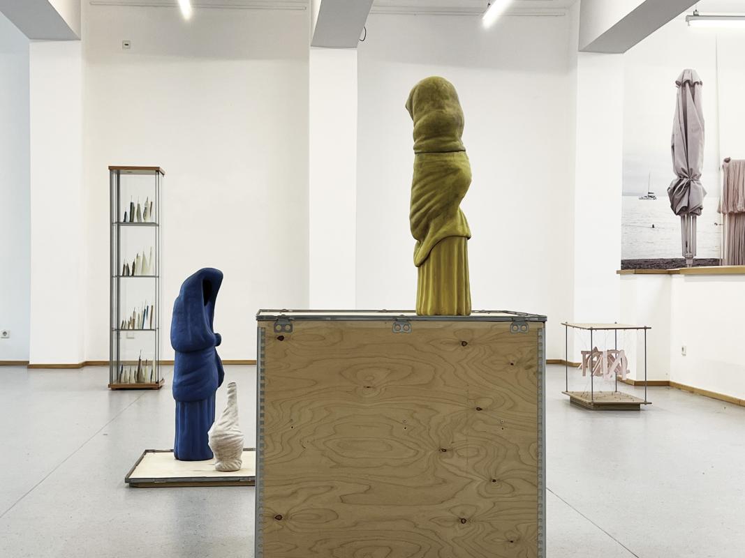 Xammlung, fra udstillingens overetage.