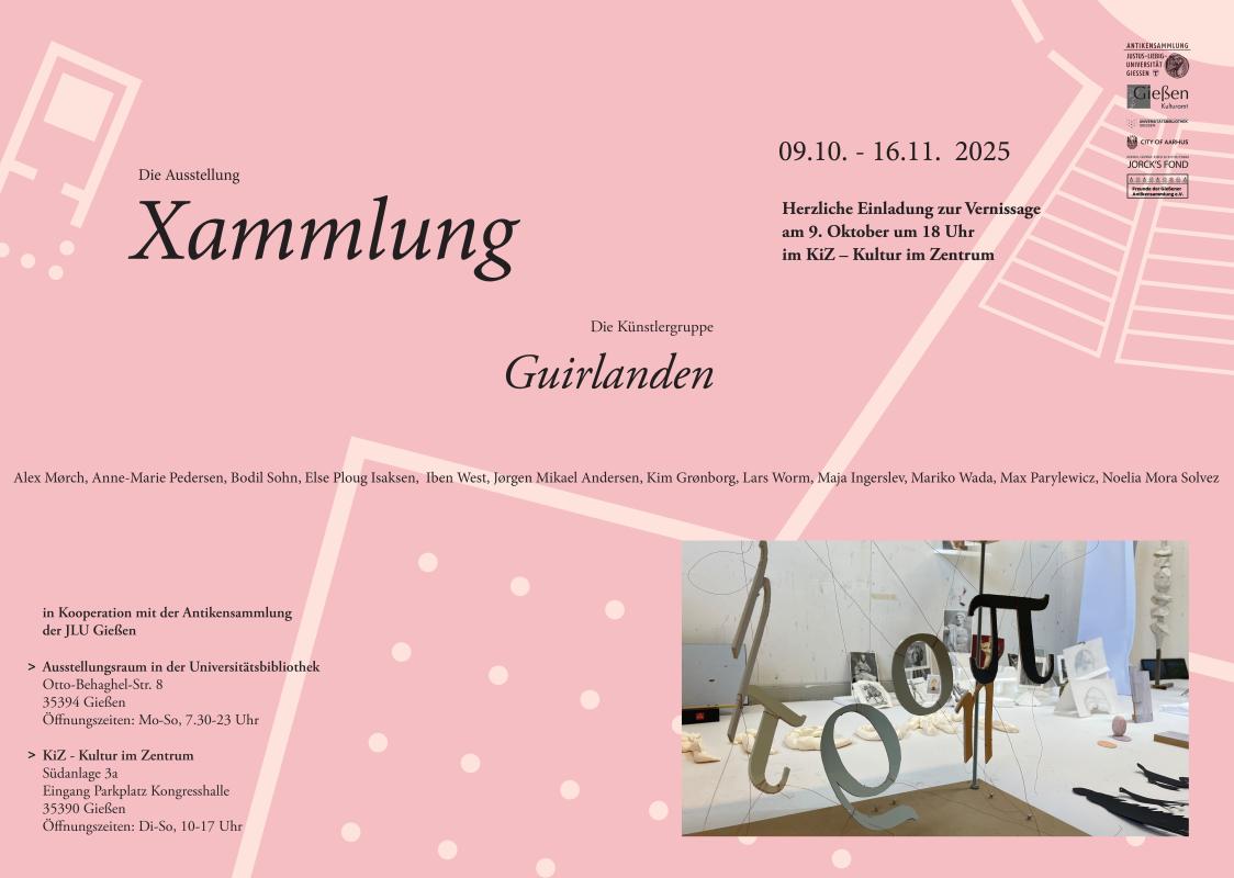 Xammlung. 2025 Invitation til udstillingen